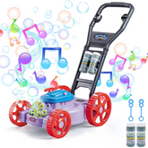 Bubble Lawn Mower for Toddlers - Musical Bubble Blower Toy | Outdoor Fun for Boys & Girls Ages 1-4 | Safe & Durable First Birthday Gift